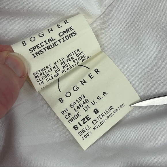 Vintage 90’s Bogner ‘Olympic Spirit’ Embroidered One-Piece Ski Suit Red Sz 8 - Picture 11 of 16